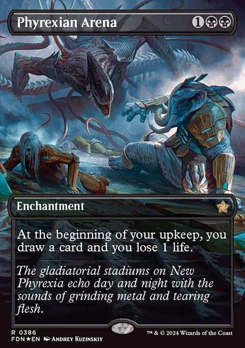 Phyrexian Arena trading card